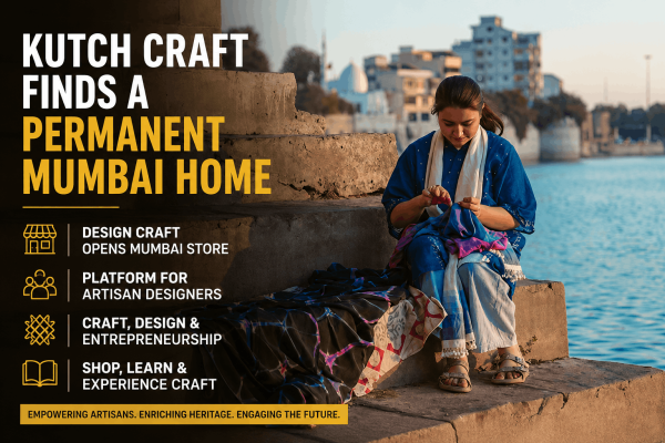 One of Design Craft's younger artisan designers Muskan Khatri.