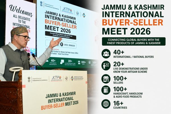 Reconnecting Kashmiri Craftsmanship with Global Markets: Jammu & Kashmir International Buyer‑Seller Meet 2026 Concludes Successfully