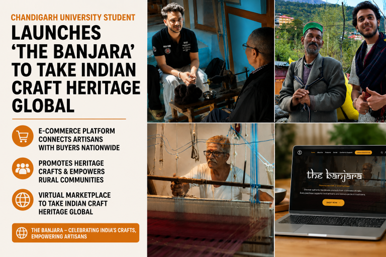 handigarh University’s MBA student Tanish Sharma launched e-commerce platform