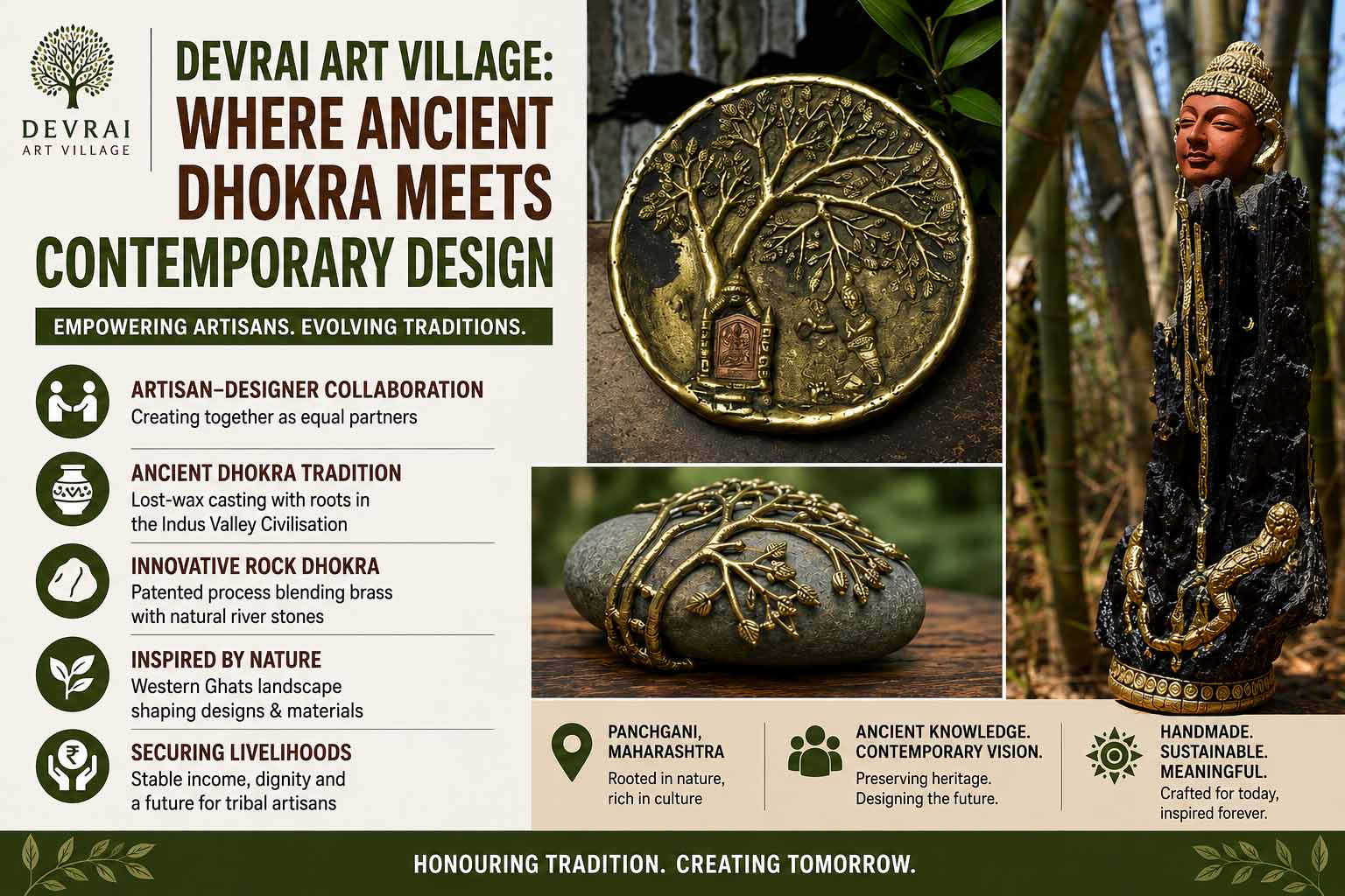 Devrai Art Village: Where Ancient Dhokra Meets Contemporary Design