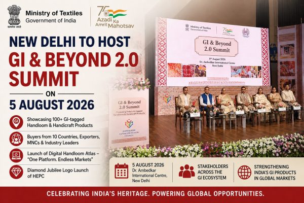 GI & Beyond 2.0 Summit Showcases India’s Handloom Heritage to Global Markets