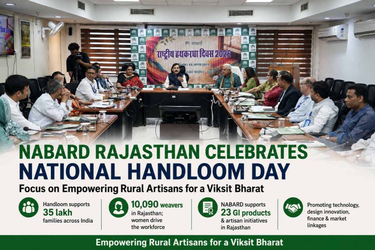 NABARD Rajasthan Celebrates National Handloom Day with Focus on Rural Artisans